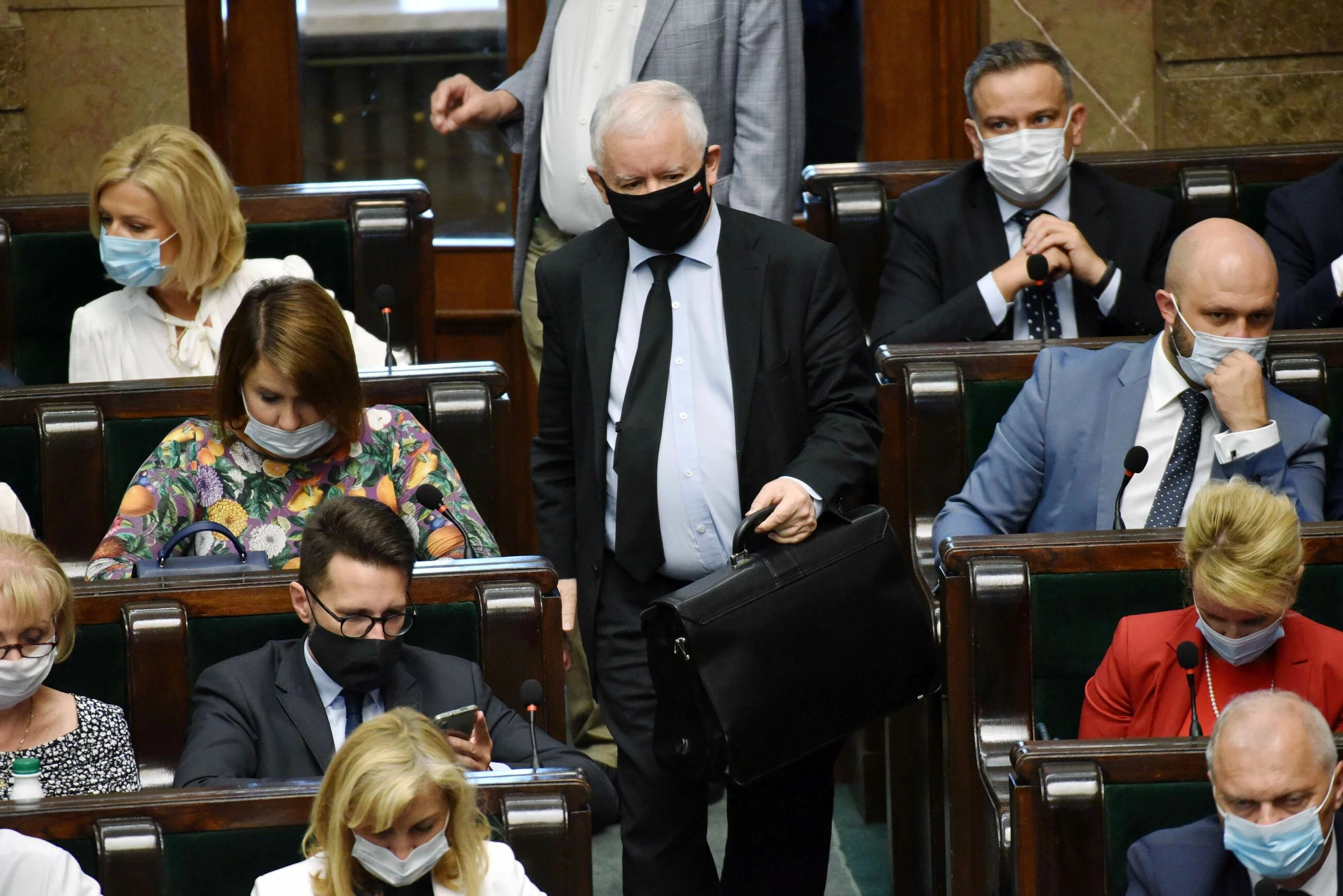 Jarosław Kaczyński w Sejmie