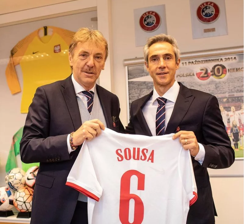 Zbigniew Boniek i Paulo Sousa