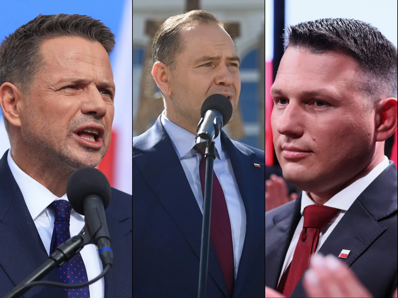 Trzaskowski, Nawrocki, Mentzen