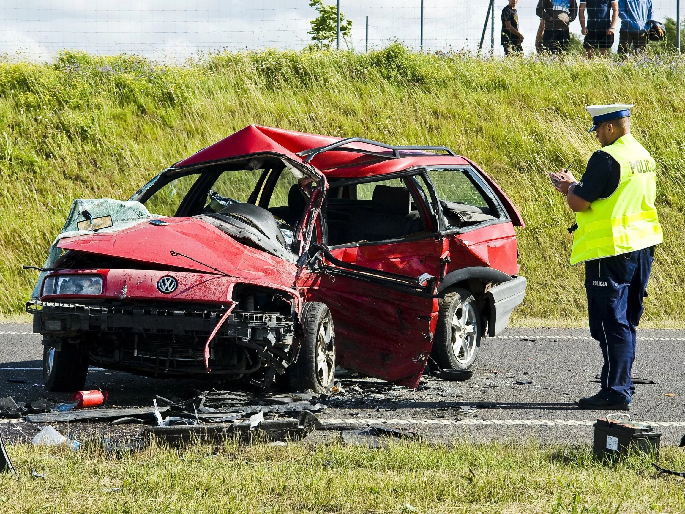 Wypadek samochodowy