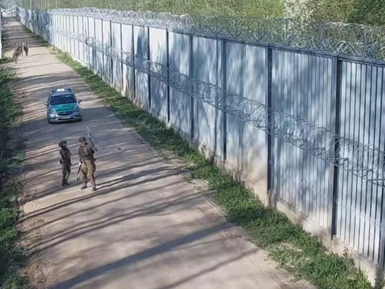 Incydent z udziałem migrantów. Sieć obiegło nagranie z granicy