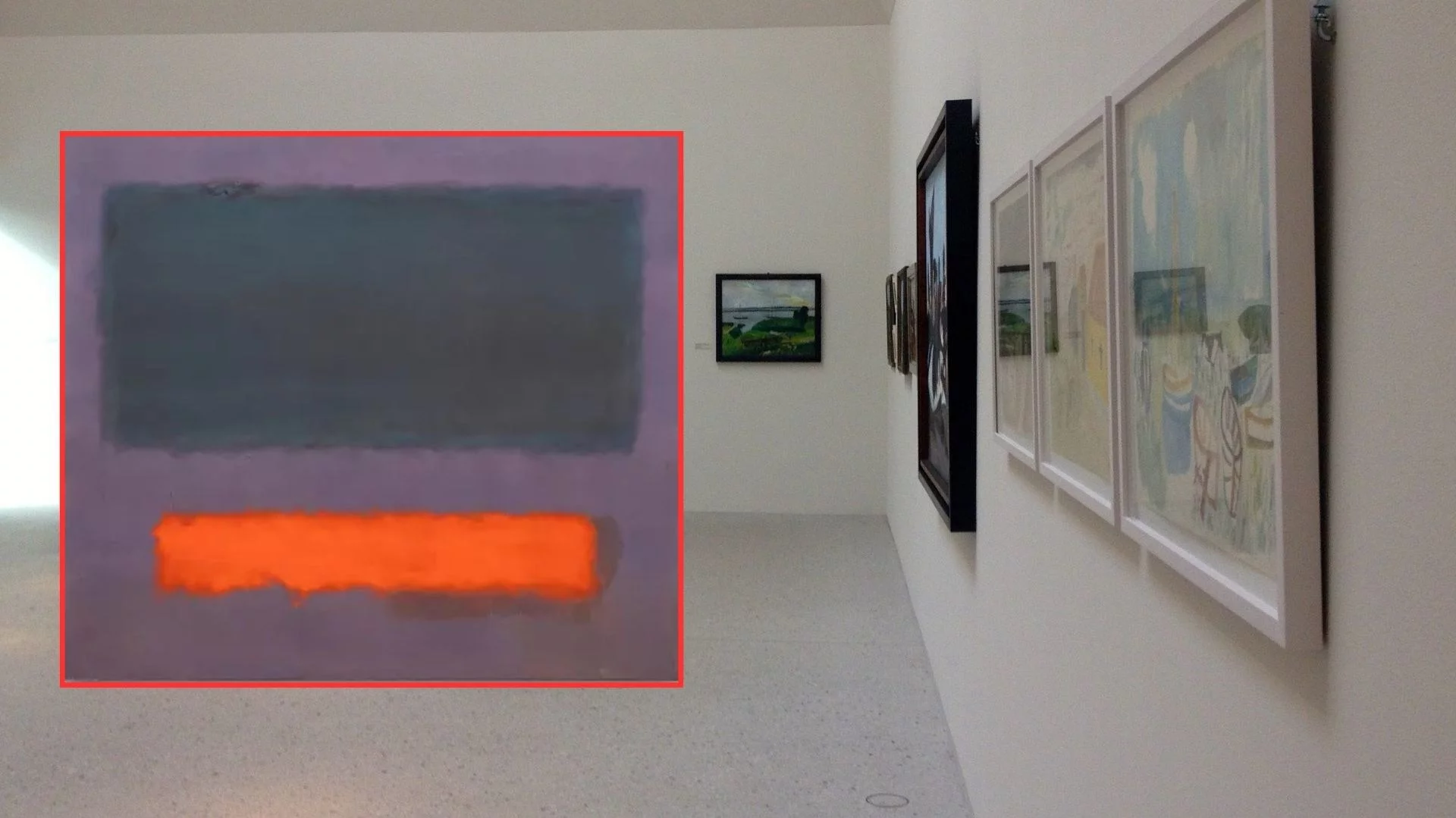 Galeria sztuki, obraz Rothko