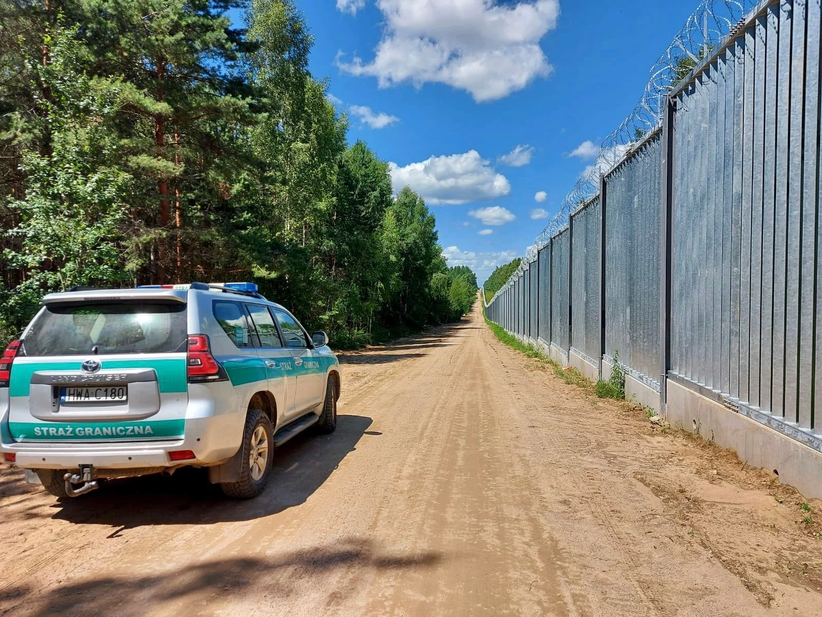 Patrol przy granicy polsko-białoruskiej