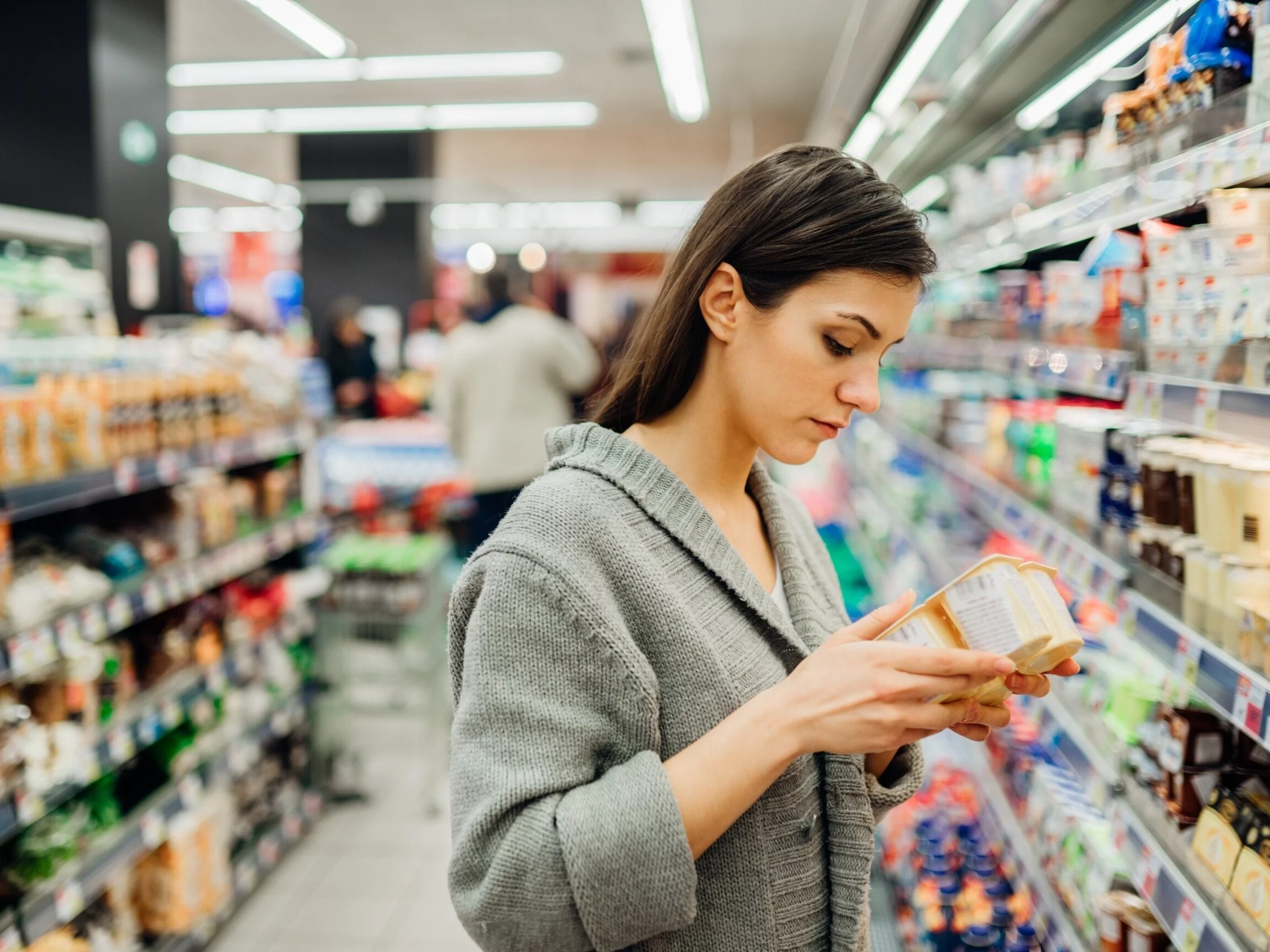 Znak V-Label na opakowaniu oznacza, że produkt jest wegański lub wegetariański.