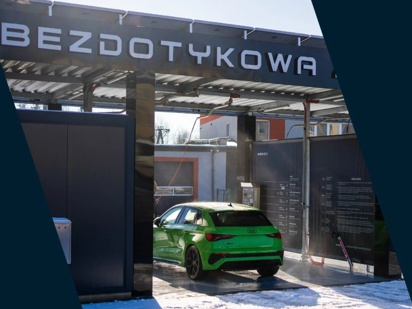 Mobilne myjnie bezdotykowe pozwalają na łatwy i szybki transport całości biznesu w nową lokalizację