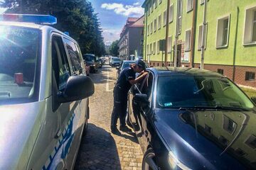 Interwencja policji w Krośnie Odrzańskim