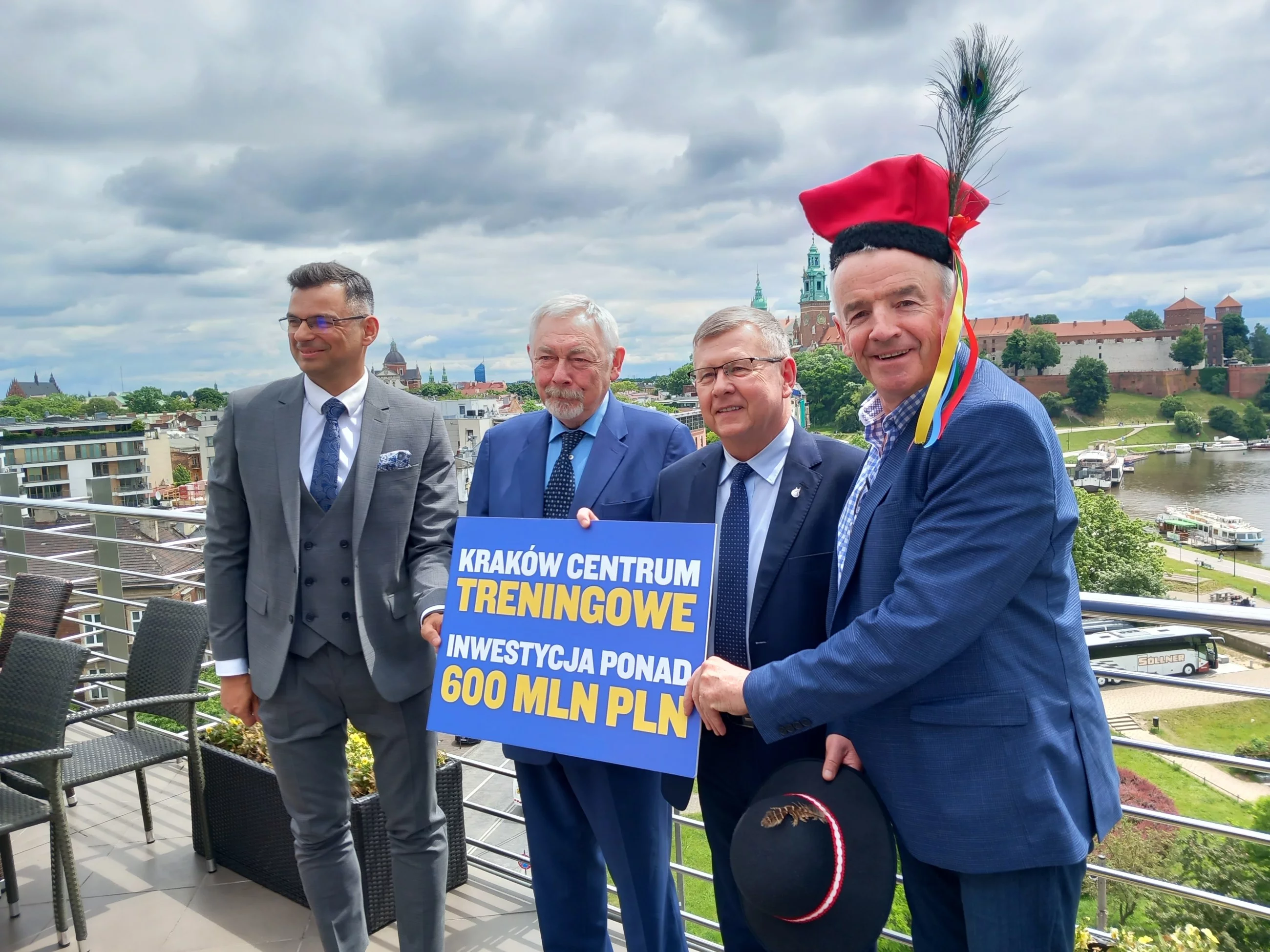 Radosław Włoszek, Jacek Majchrowski, Witold Kozłowski i Michael O’Leary