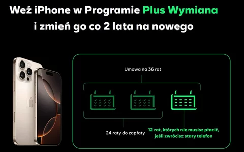 Plus Wymiana – nowy iPhone co dwa lata