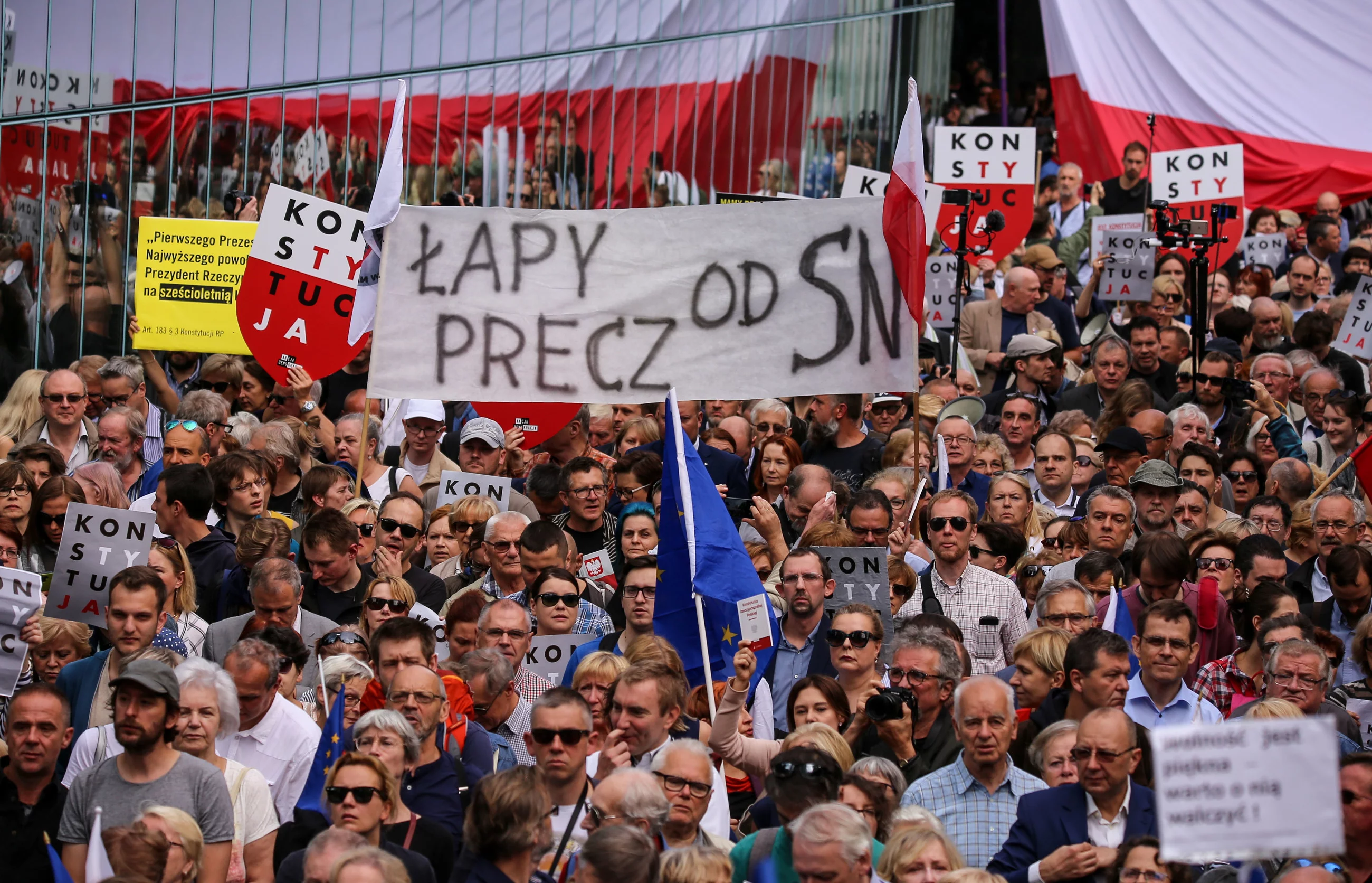 Protest przed Sądem Najwyższym