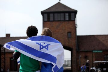 Izraelczycy w Muzeum Auschwitz-Birkenau