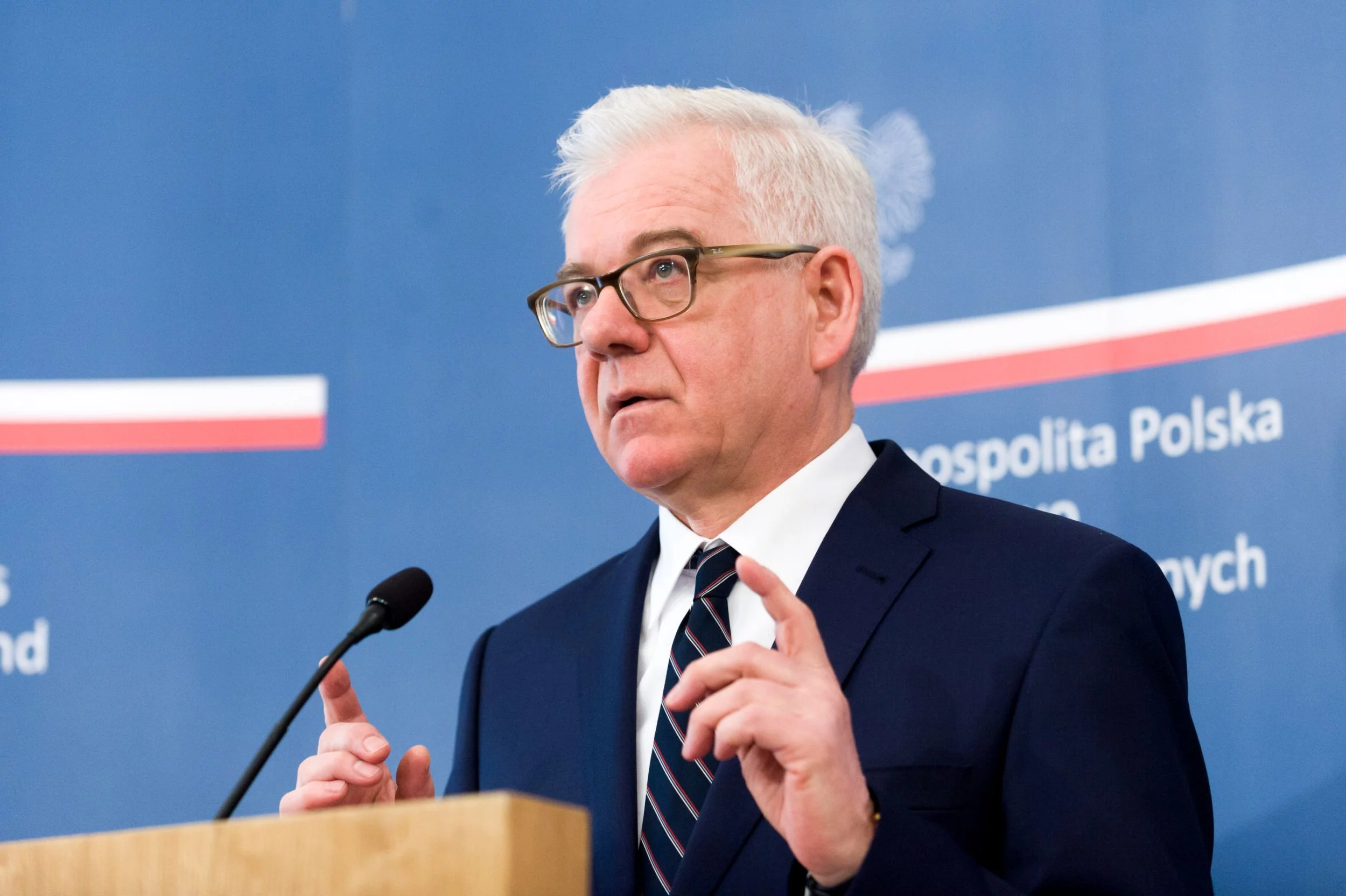 Minister Jacek Czaputowicz