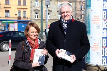 Jadwiga Emilewicz i Jarosław Gowin w 2015 roku