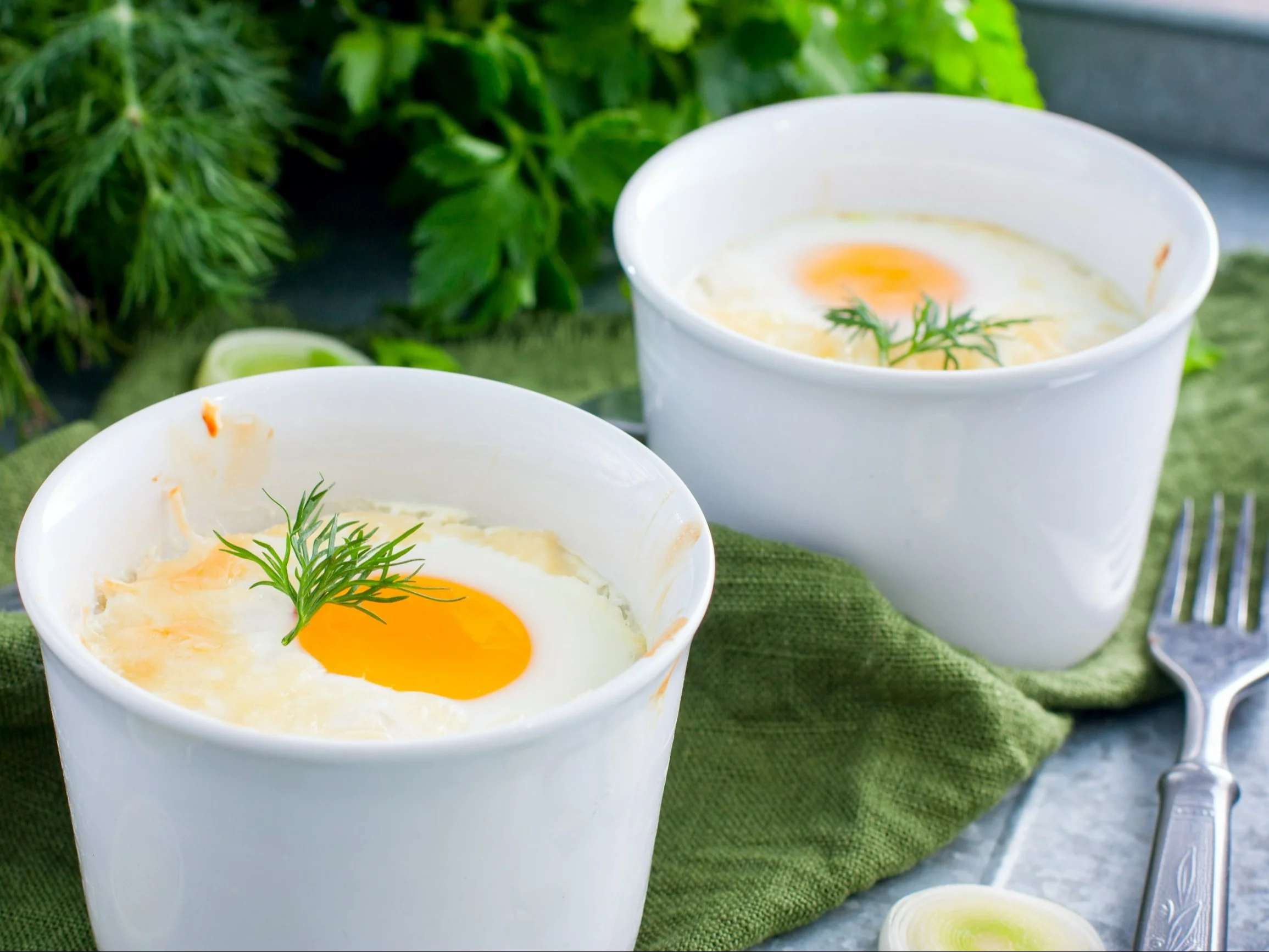 Jajka zapiekane w kokilkach