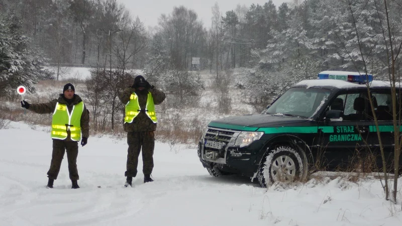 Patrol Straży Granicznej z Węgorzewa