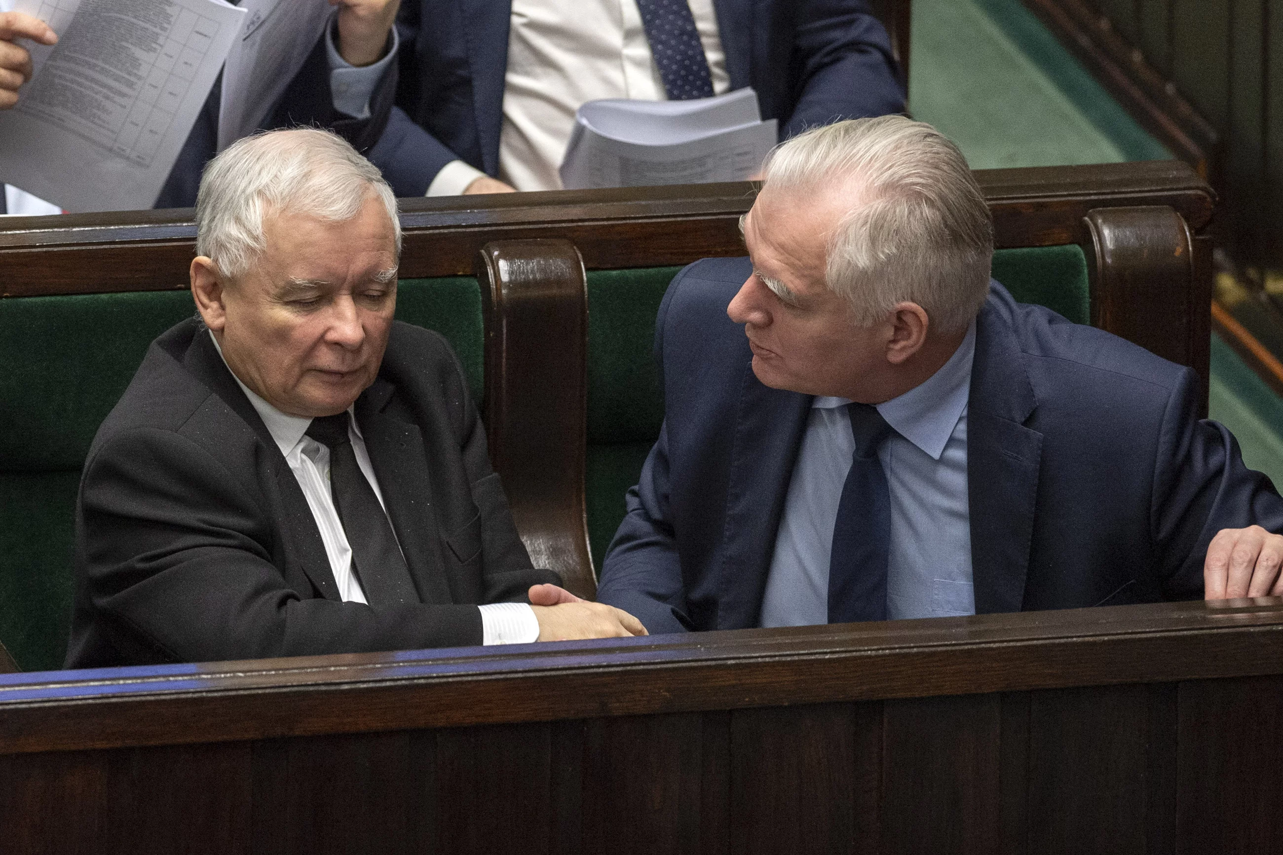 Jarosław Kaczyński i Jarosław Gowin