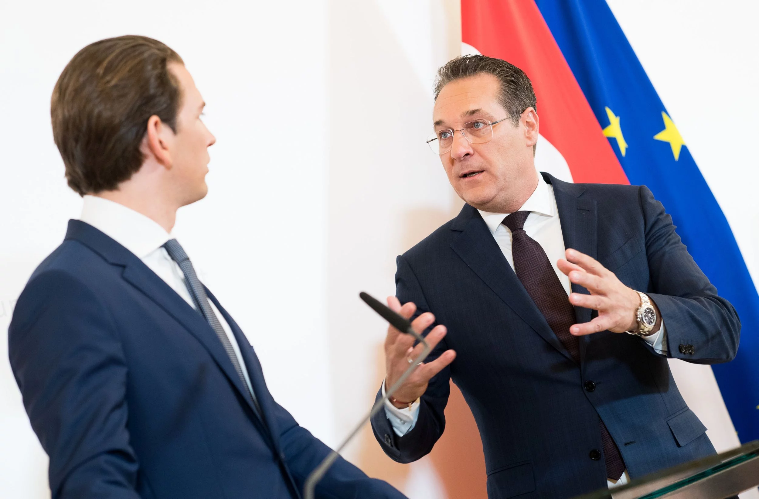 Sebastian Kurz i Heinz-Christian Strache