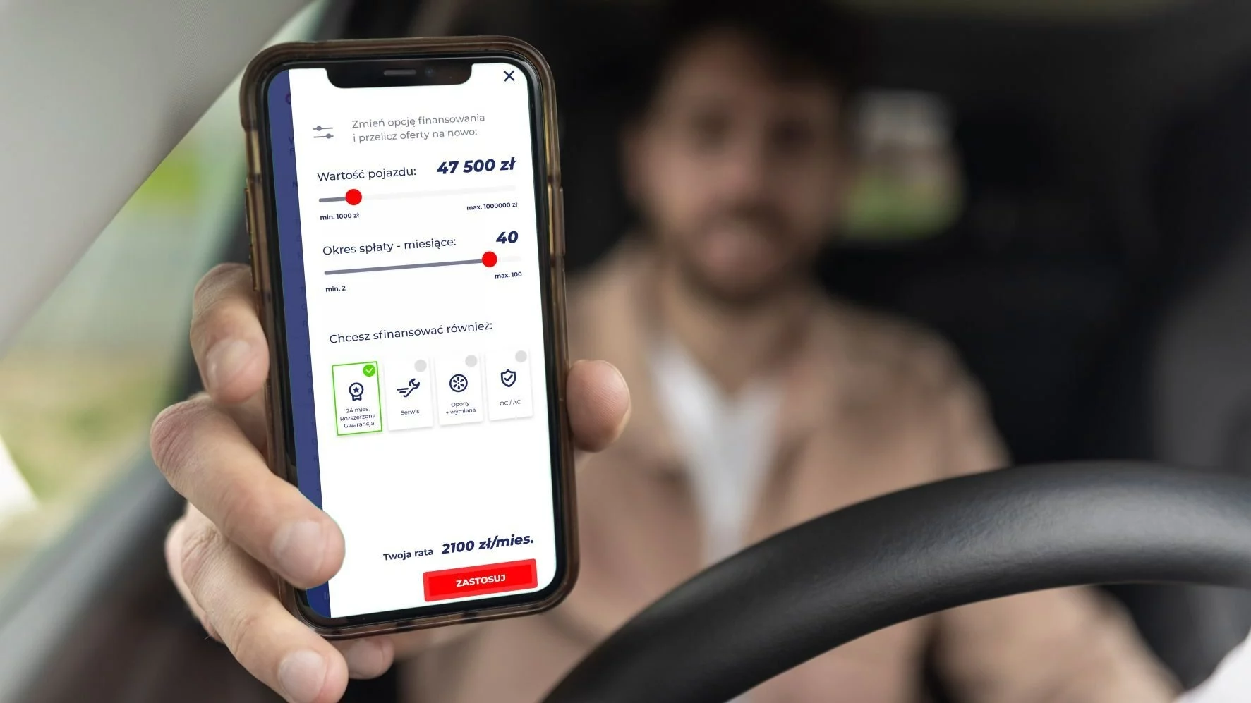 Aplikacja OTOMOTO Pay
