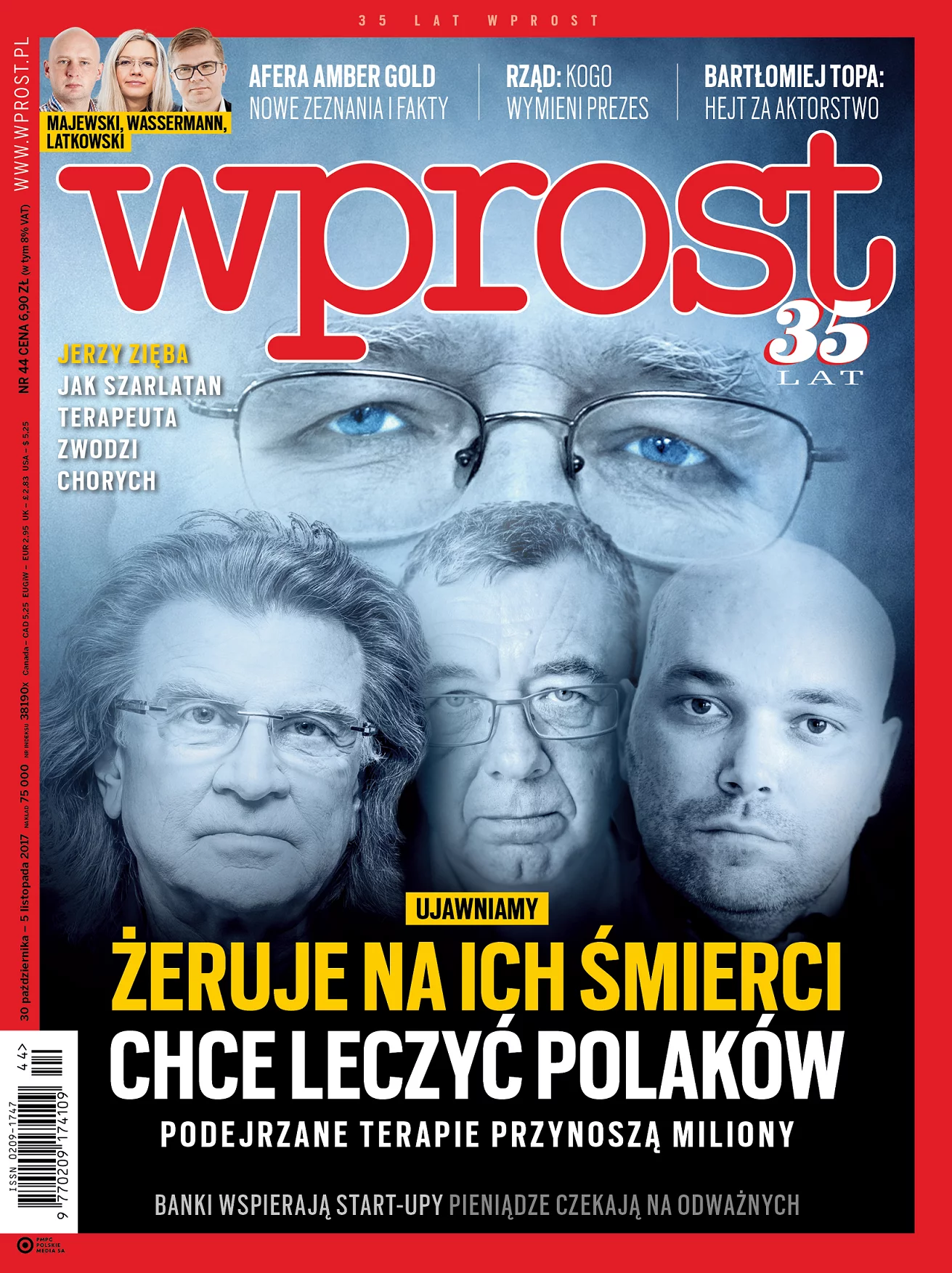 Okładka 44/2017 (1809) WPROST