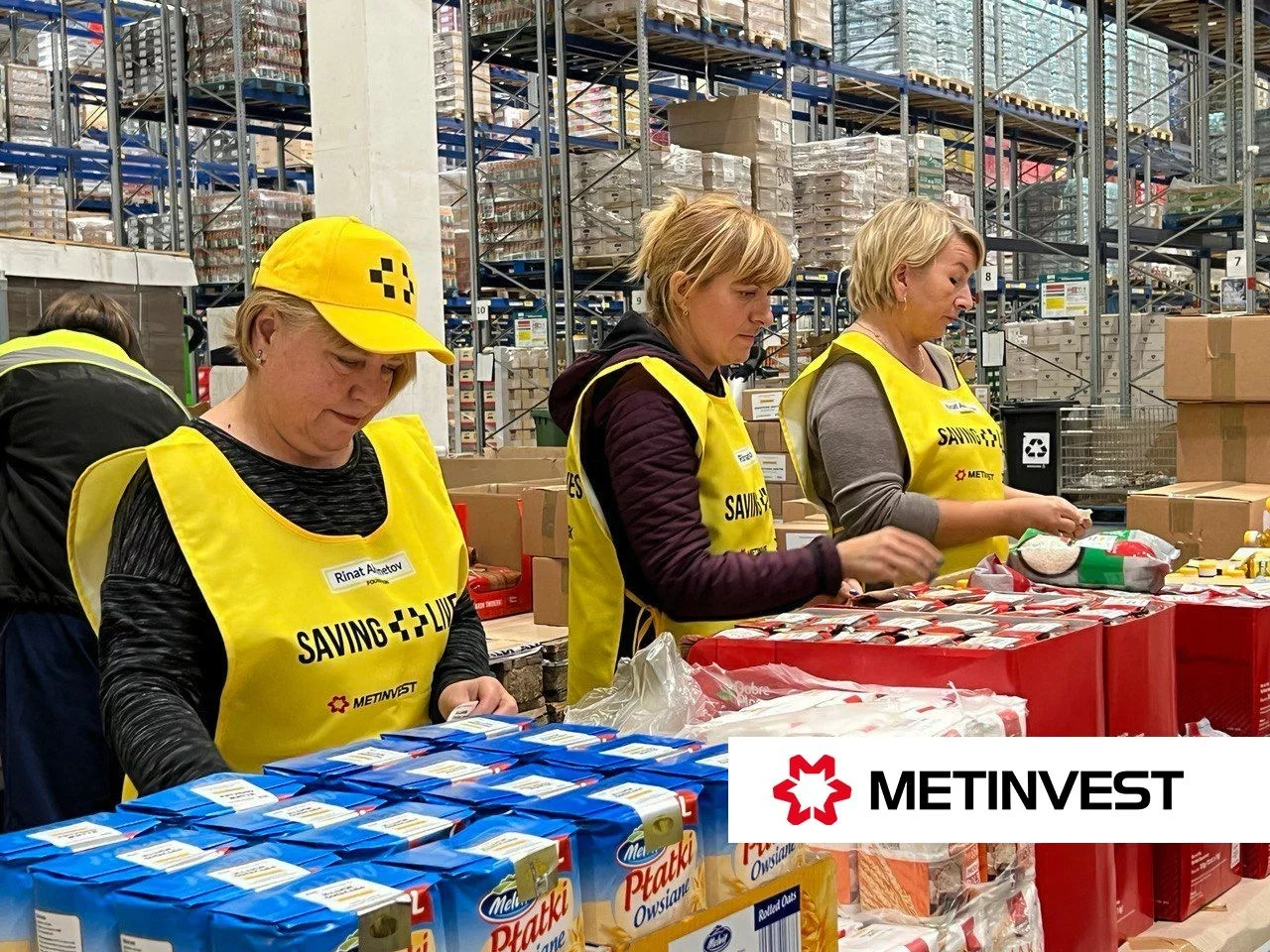 Firma Metinvest jest organizatorem inicjatywy Saving Lives, mającej na celu pomoc Ukrainie walczącej z rosyjską agresją