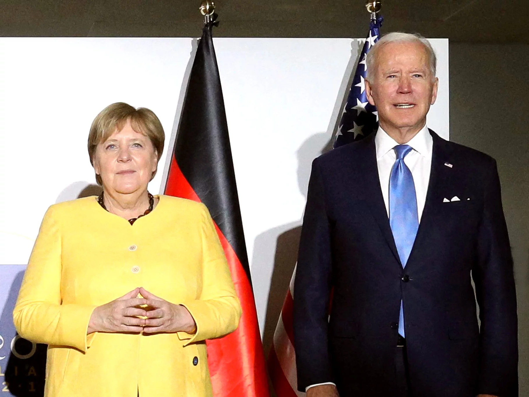 Angela Merkel, Joe Biden