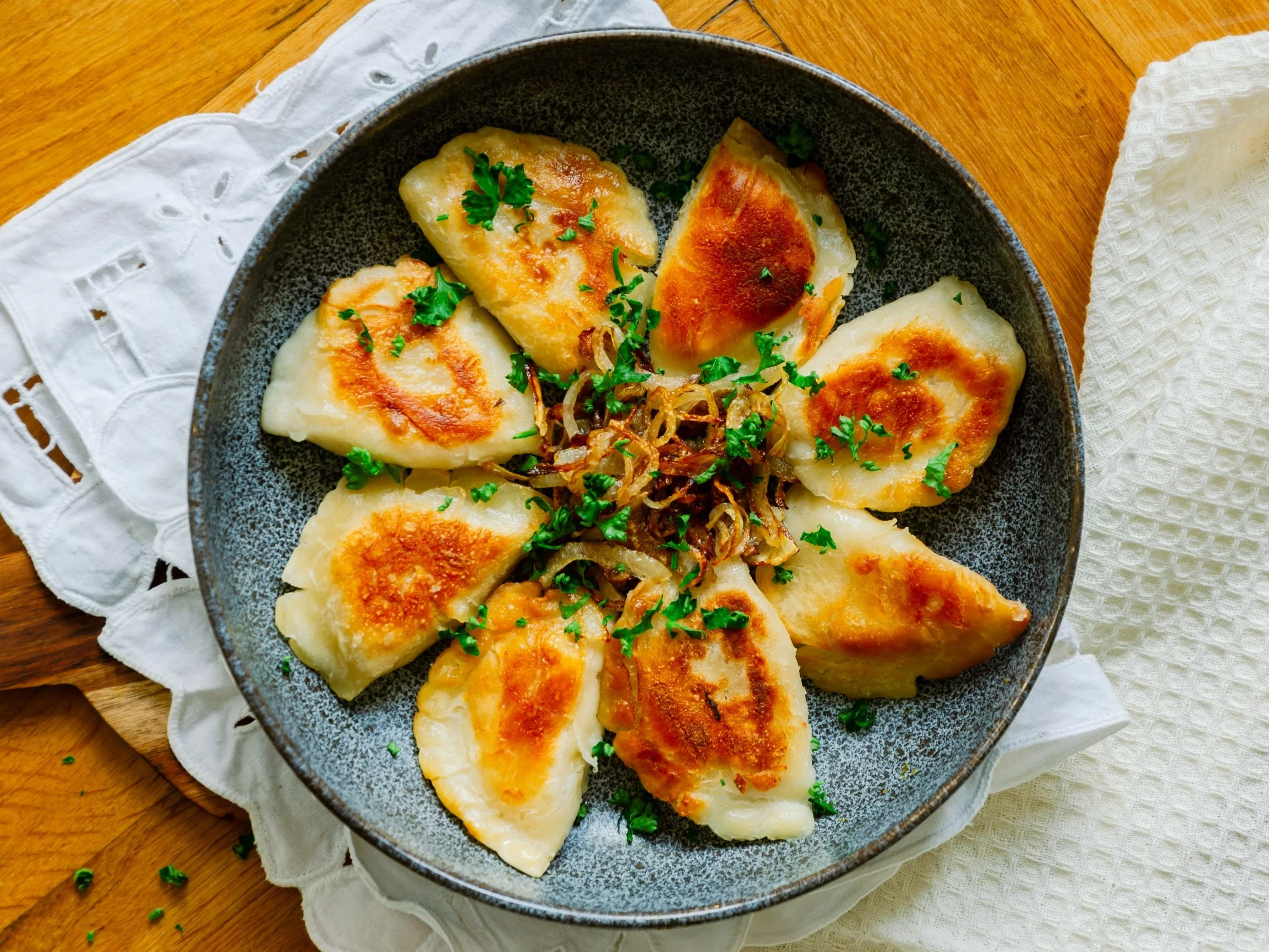 Smażone pierogi