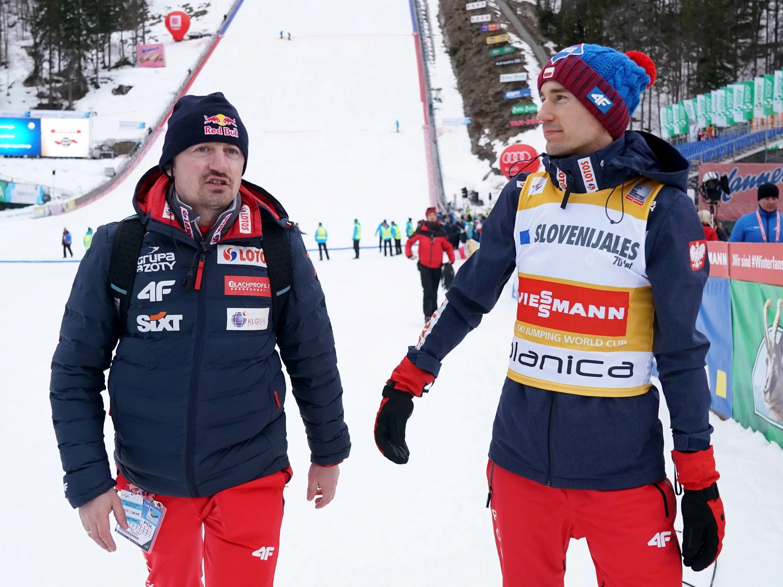 Adam Małysz i Kamil Stoch