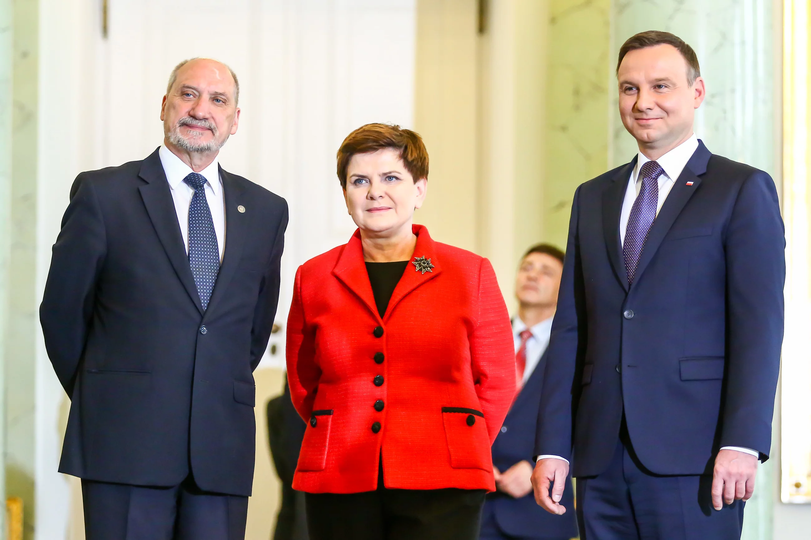 Antoni Macierewicz, Beata Szydło, Andrzej Duda