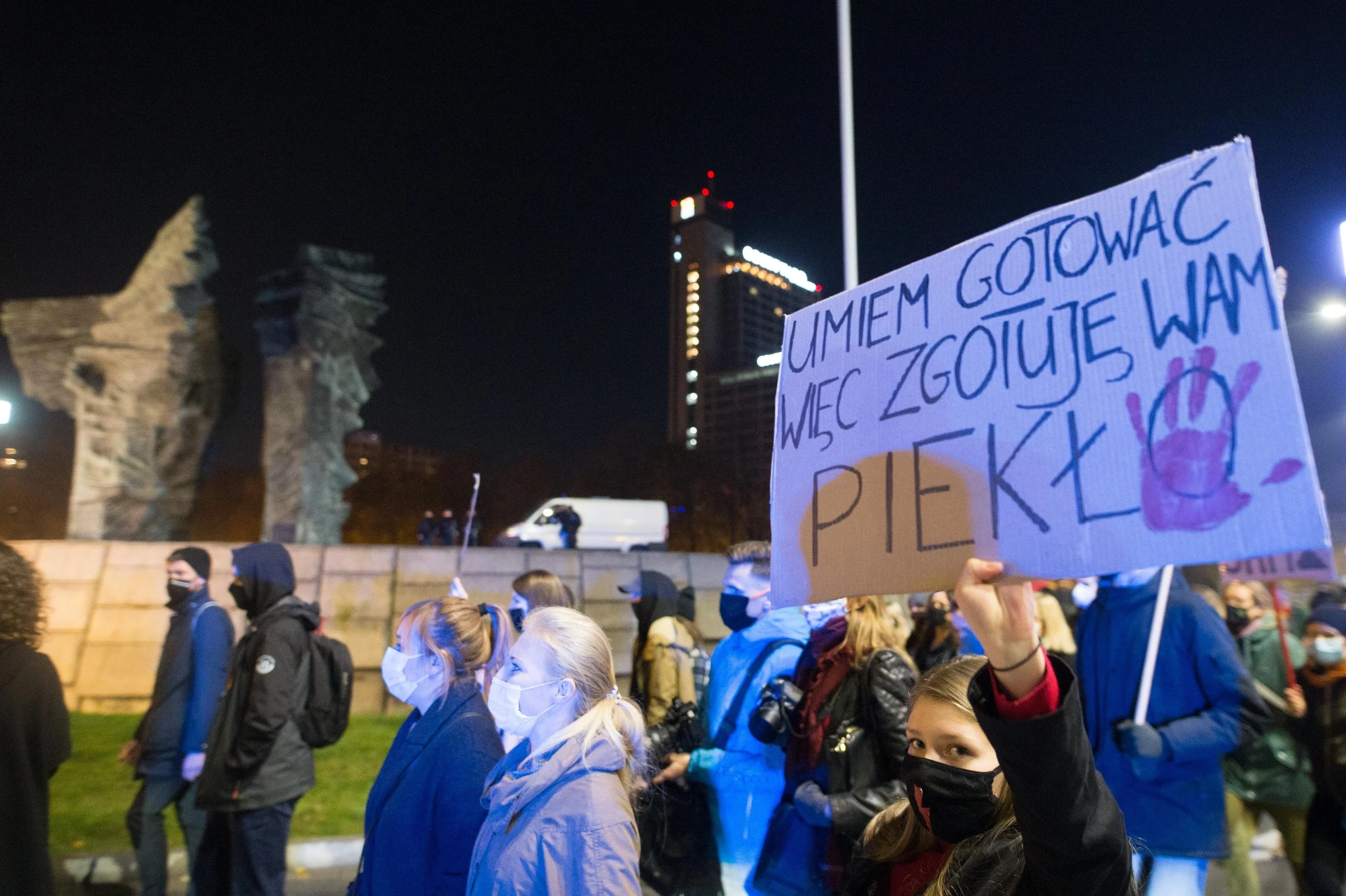 Protest kobiet w Katowicach