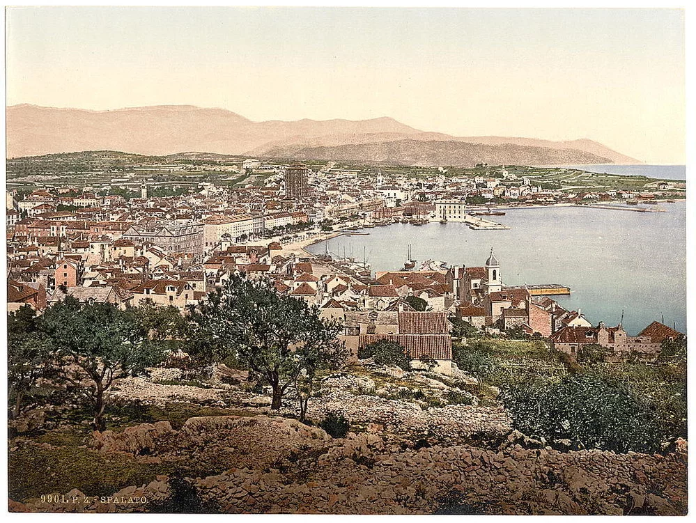 Chorwackie miasta 100 lat temu