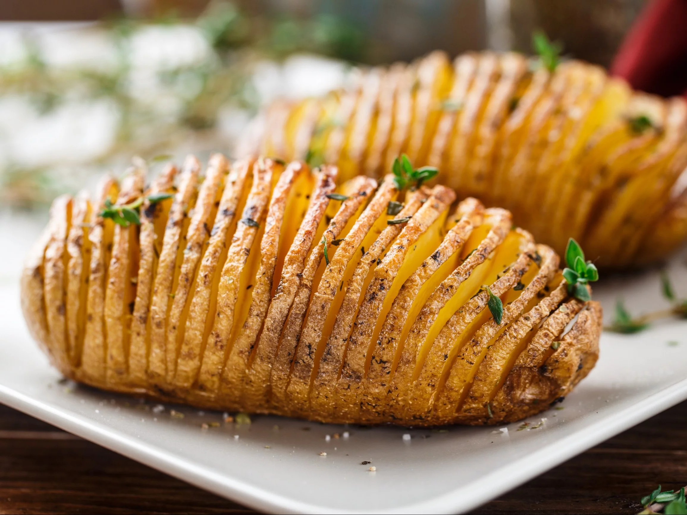 Ziemniaki Hasselback