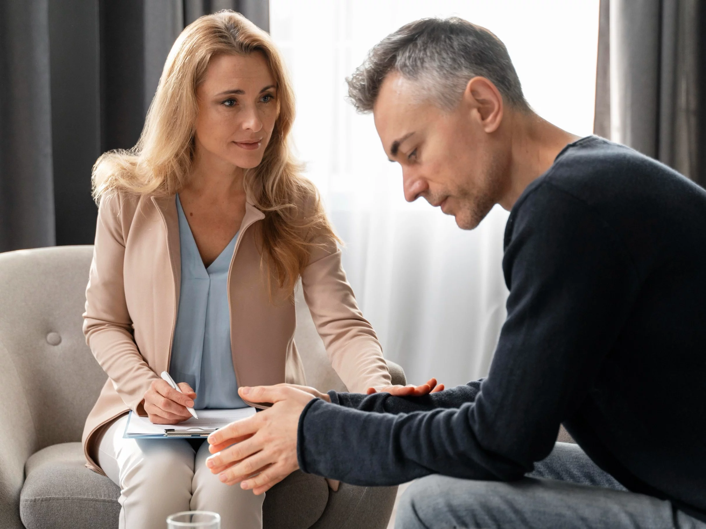 Psychoterapeuta i pacjent