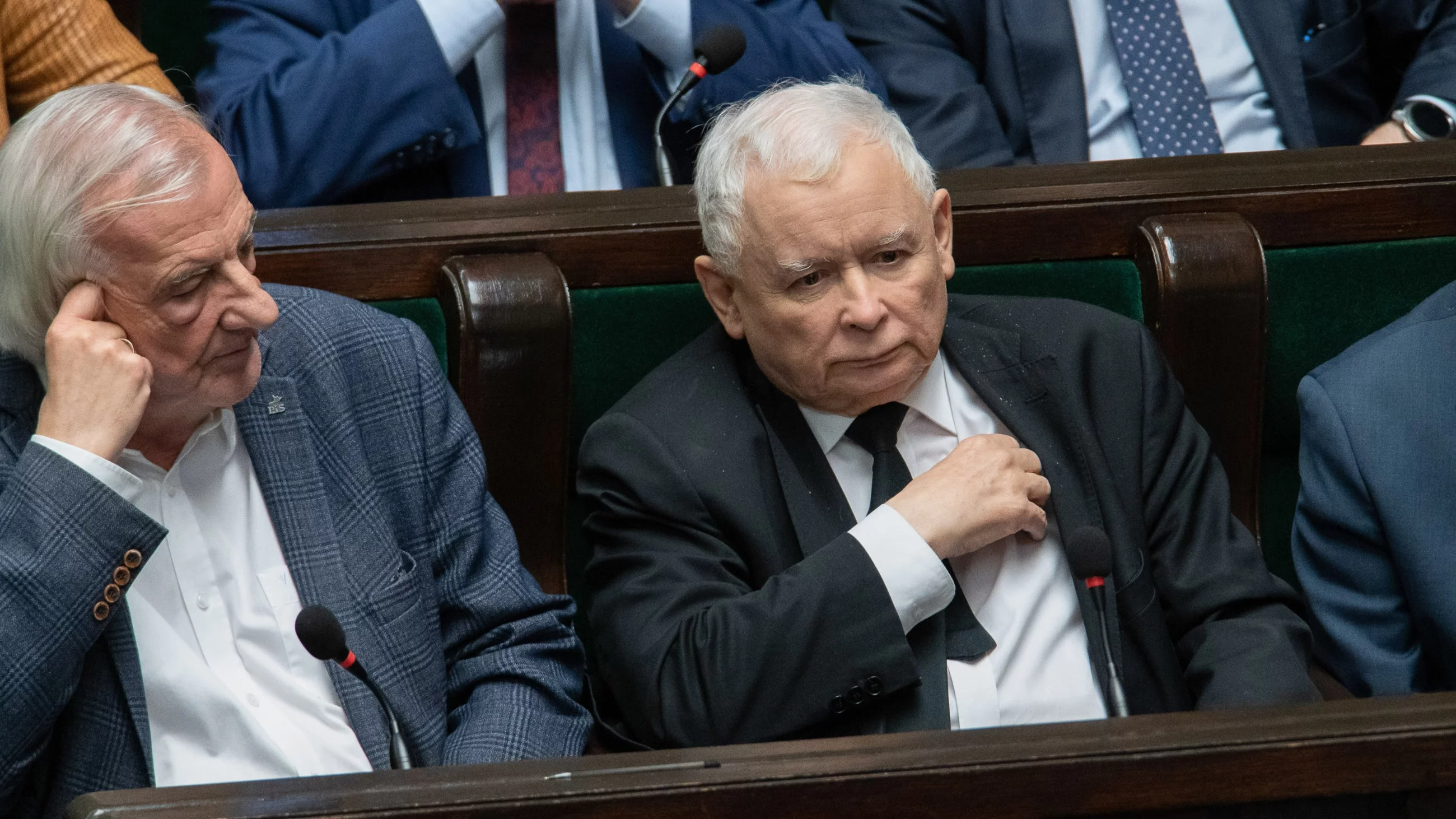 Ryszard Terlecki i Jarosław Kaczyński