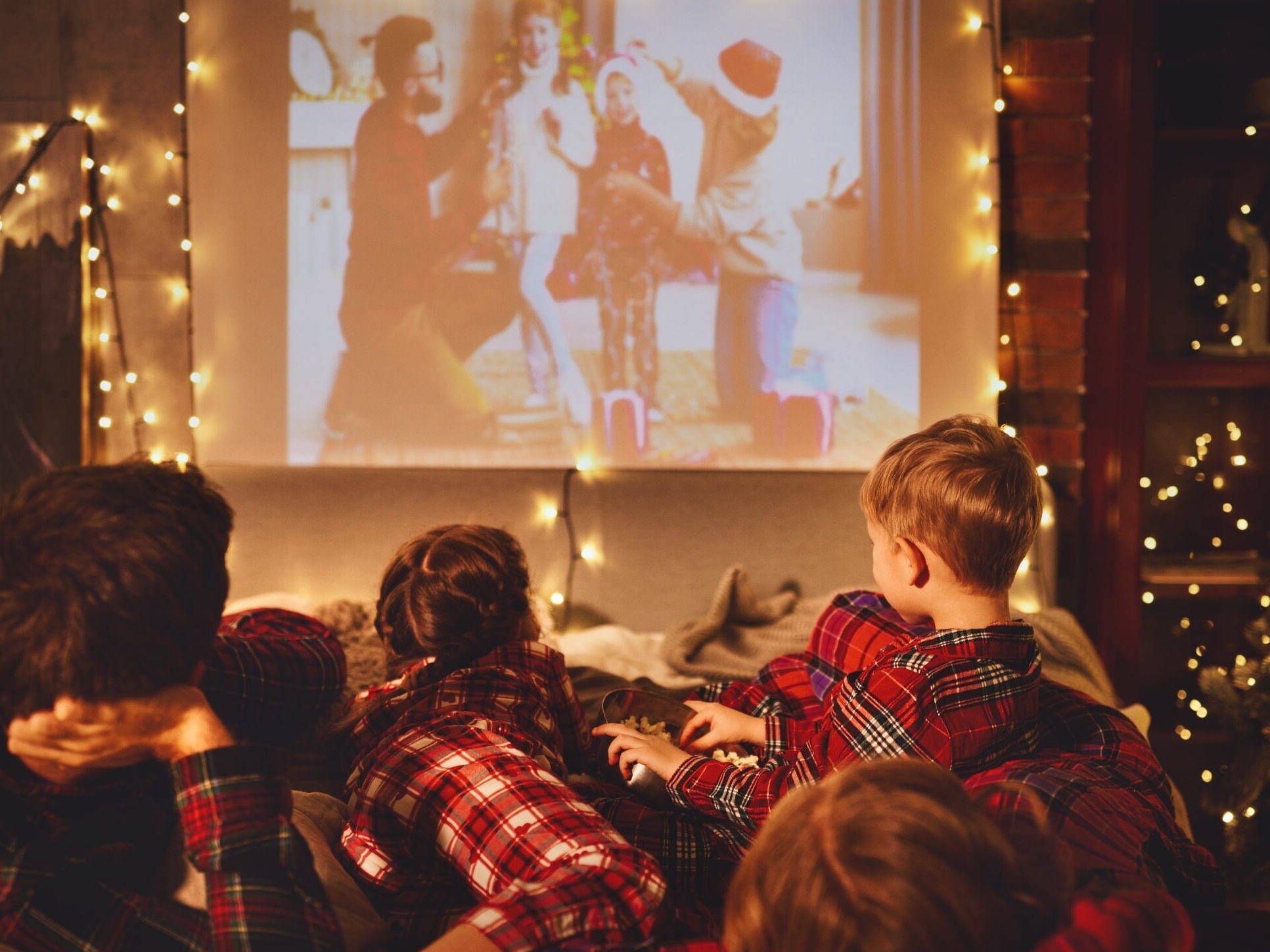 Oglądanie filmów w noc Sylwestrową