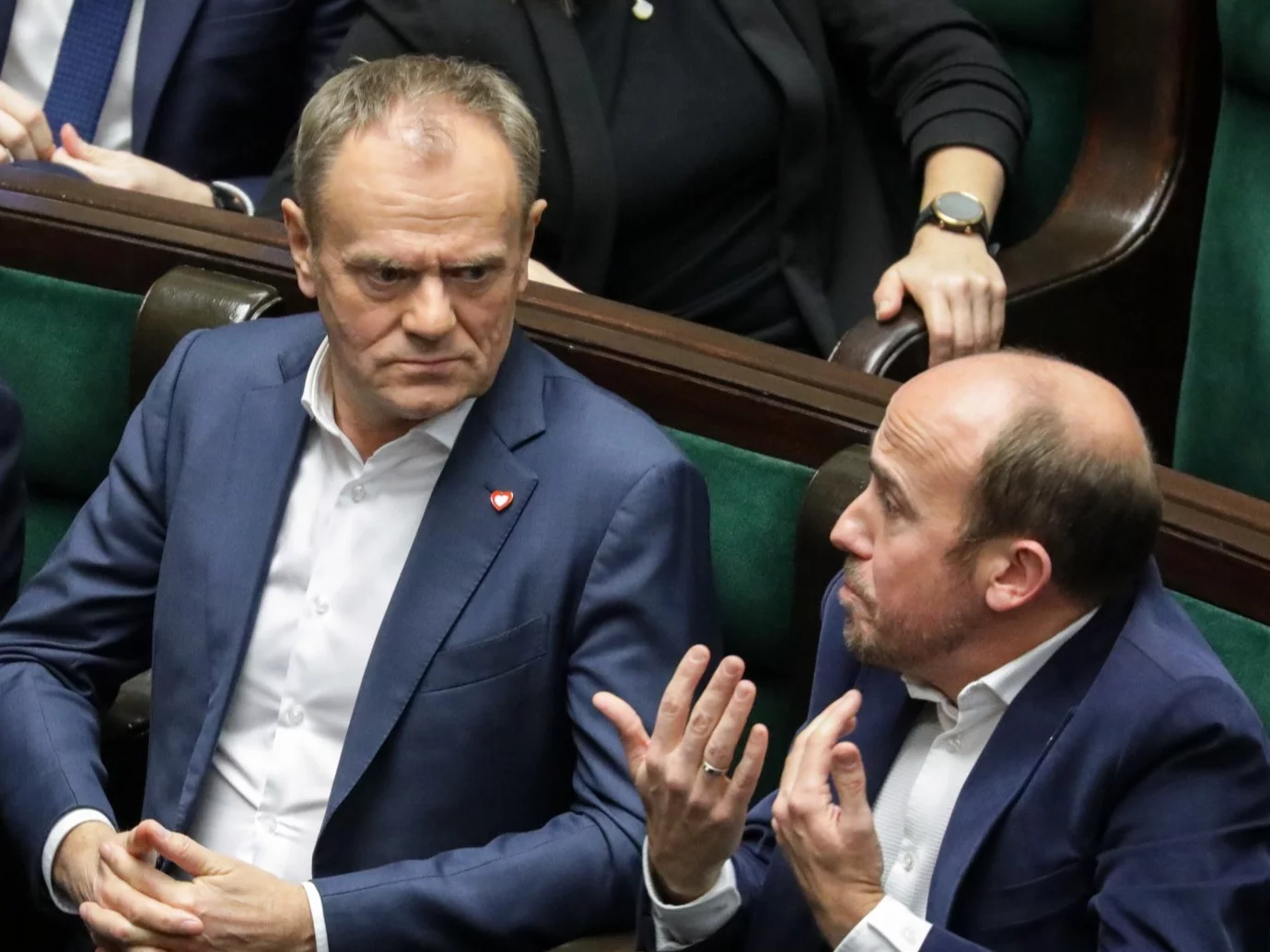 Donald Tusk i Borys Budka