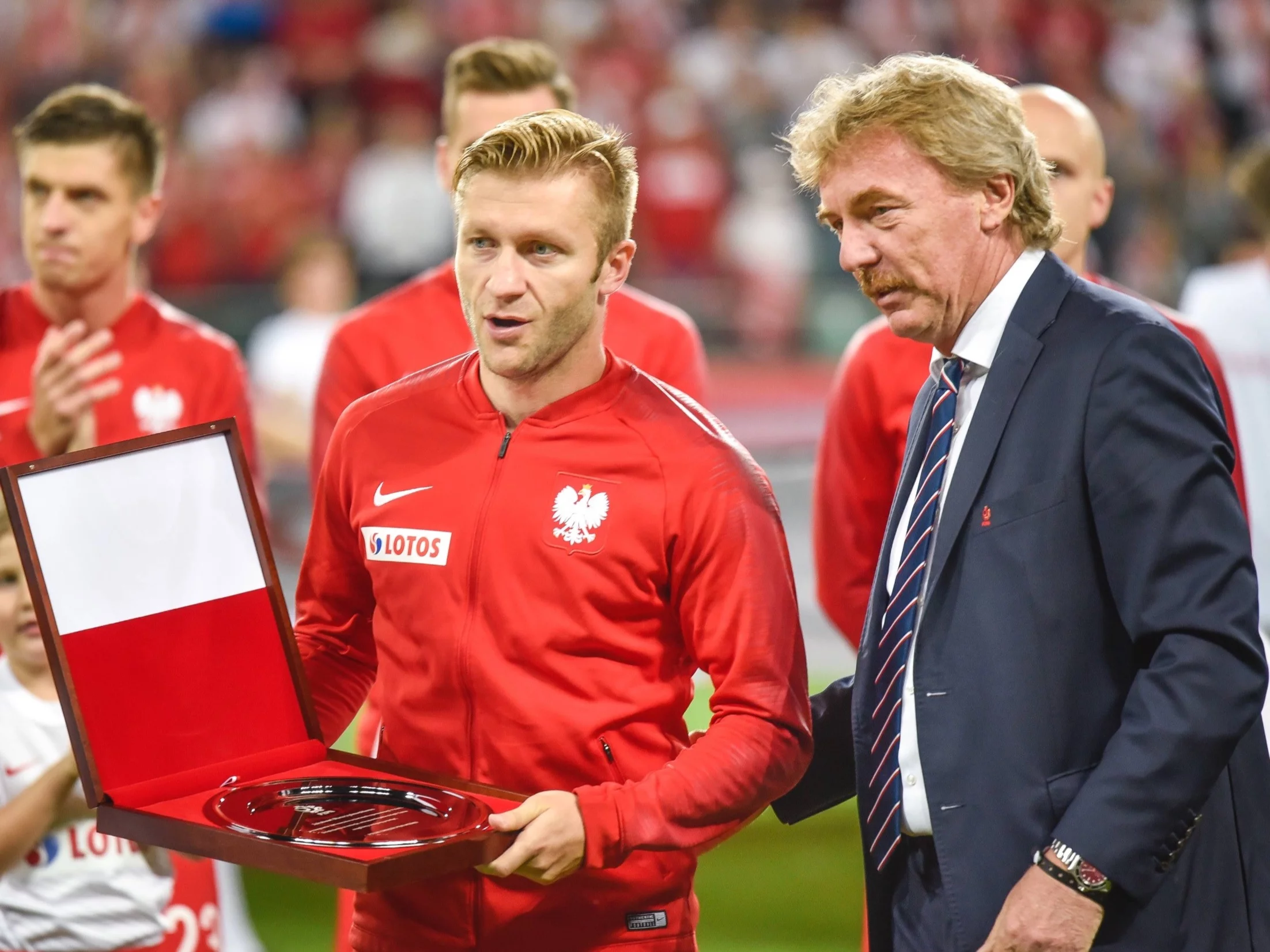 Jakub Błaszczykowski i Zbigniew Boniek