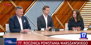 Jakub Kulesza i Joanna Lichocka w TVP
