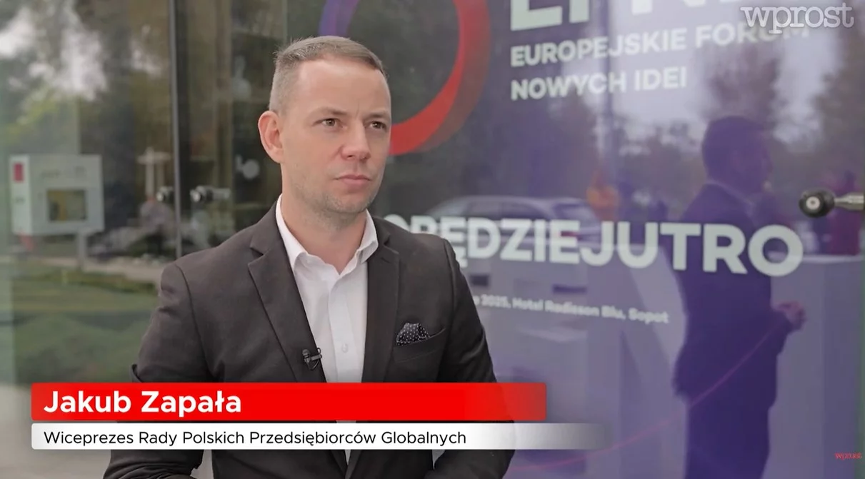Jakub Zapała, wiceprezes Rady Polskich Przedsiębiorców Globalnych