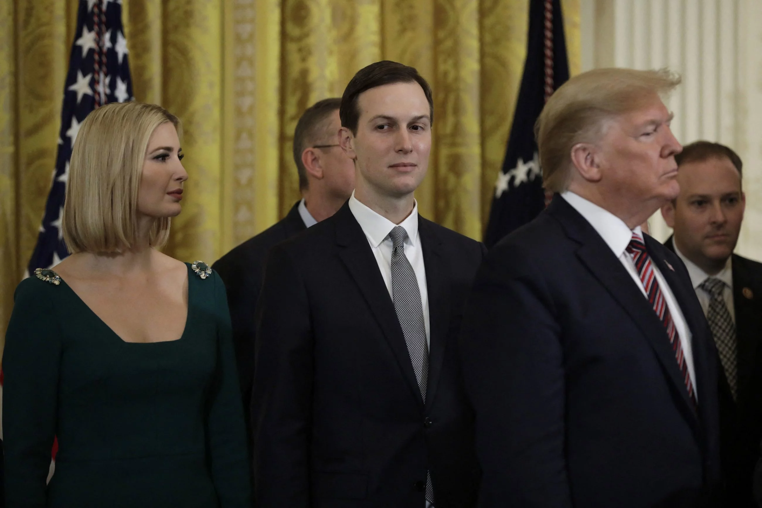 Ivanka Trump, Jared Kushner i Donald Trump