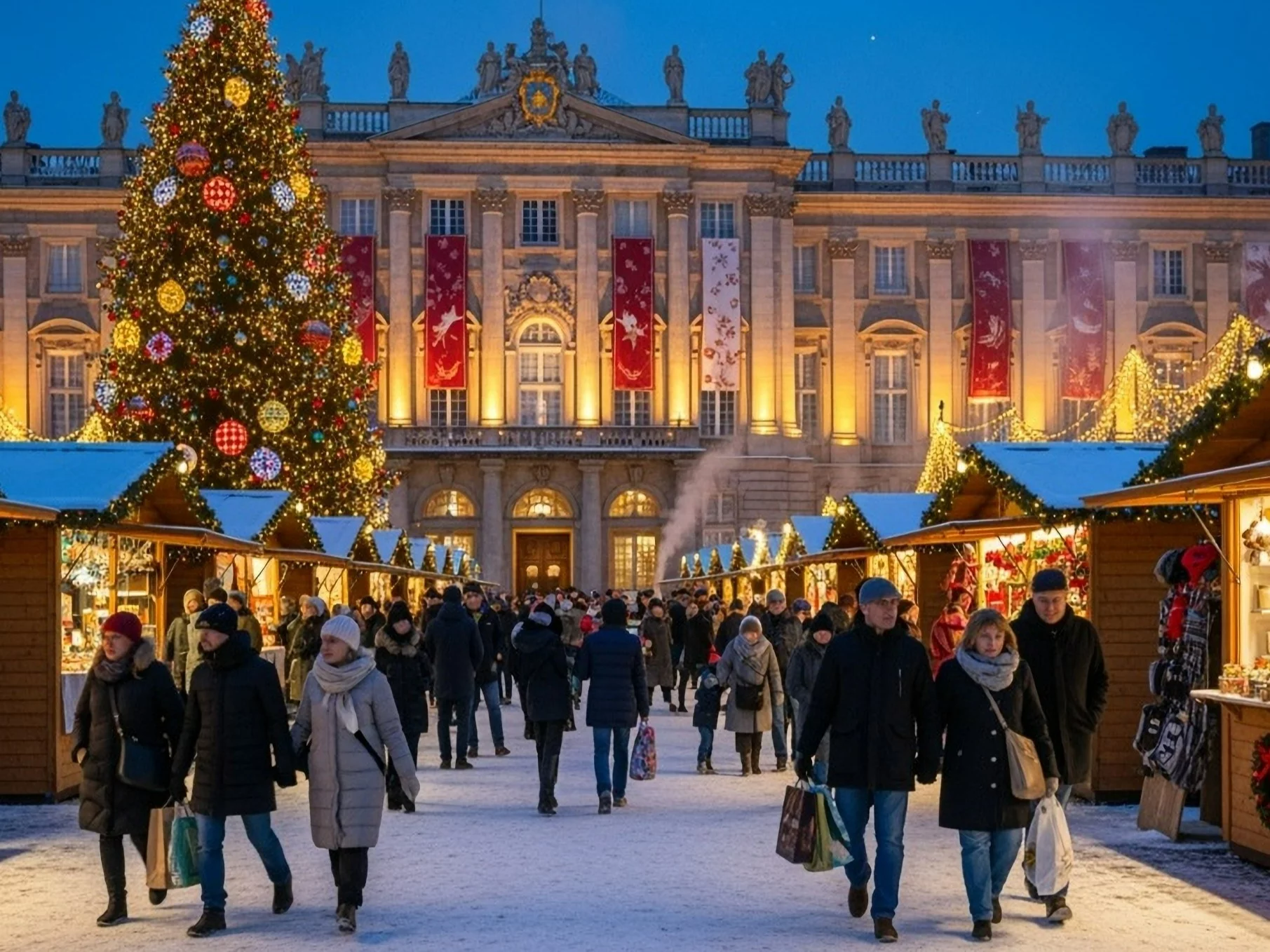 Pałac Buckingham/ Zdjęcie wygenerowane przez AI