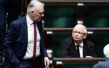 Jarosław Gowin i Jarosław Kaczyński