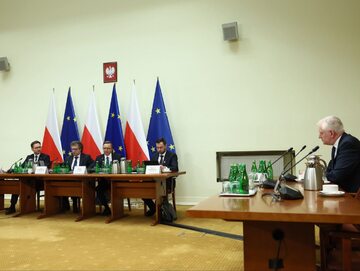Jarosław Gowin podczas posiedzenia komisji śledczej