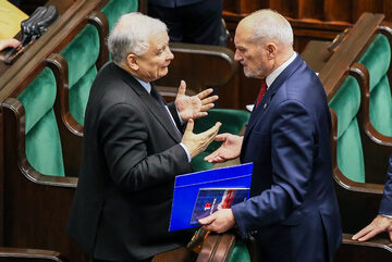 Jarosław Kaczyński i antoni Macierewicz