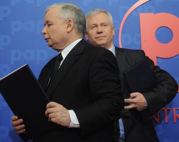 Jarosław Kaczyński i Marek Jurek