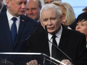 Jarosław Kaczyński i Mariusz Błaszczak