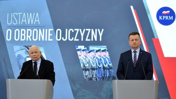 Jarosław Kaczyński i Mariusz Błaszczak