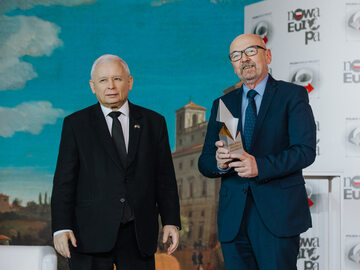 Jarosław Kaczyński i Ryszard Legutko