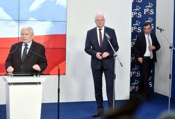 Jarosław Kaczyński, Jarosław Gowin i Zbigniew Ziobro