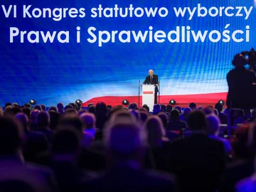 Jarosław Kaczyński na kongresie PiS – 3 lipca