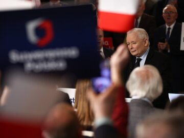 Jarosław Kaczyński na konwencji samorządowej