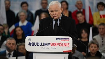 Jarosław Kaczyński na spotkaniu z mieszkańcami Leżajska